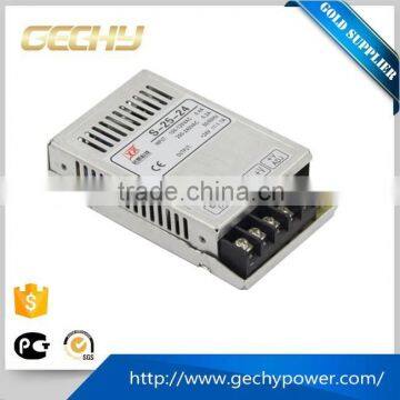 S-25w 5v,12v,15v,24v,AC/DC single output enclosed industrial switching power supply