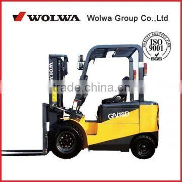 GN18D 1.8 Ton non-pollution electric forklift with battery special for materials handling