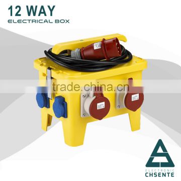 IP67/44 12Way/24Way waterproof socket electrical /power distribution box