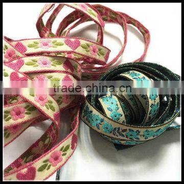 Pink Heart Printed Embroidery Ribbon Manufacturing in Dongguan for Decoration photo-4