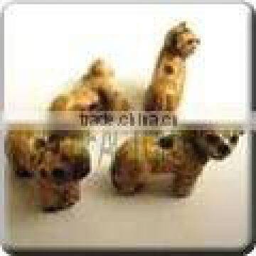 Ceramic small animal shape bead - Cute little Lioness