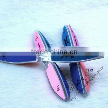 Plastic nail care file