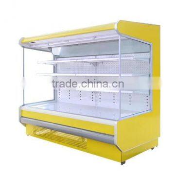 Transparent Glass Door Freezer Showcase Display Ice Cream Cool Drink Fruits Vegetables Meats photo-3