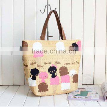 canvas chevron tote bag wholesale