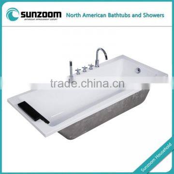 cUPC square shape bathtub,square bathtub built,4mm thickness acrylic bathtub