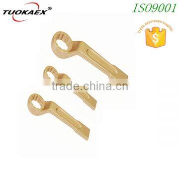 Mechanical hand tool offset striking box wrench non sparking tool