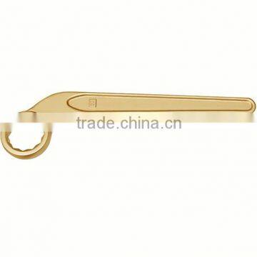 Non sparking tools aluminum bronze bent box end wrench