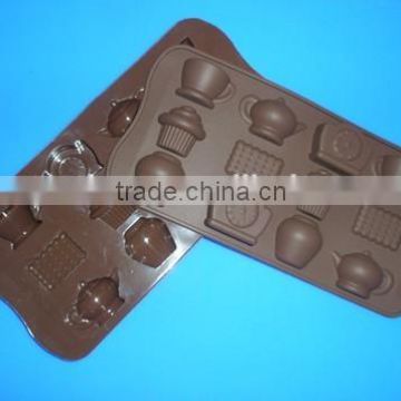 FDA/LFGB/SGS approved high quality silicone 3d chocolate mold