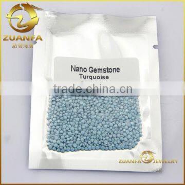 wuzhou wholesale AAA gems blue nano turquoise