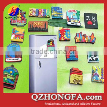 custom die cut PVC fridge magnet