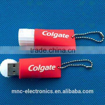 Promotional Gift Custom Logo Printing Tooth Paste Tube Shape 1GB, 2GB, 4GB, 8GB Usb Flash Pen Drive Supplier's Choice photo-6