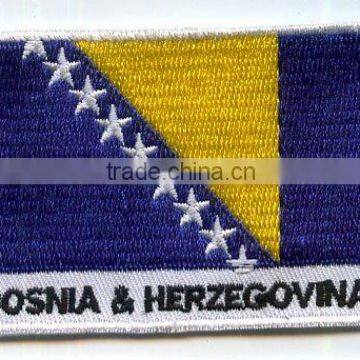 Embroidery flag patch