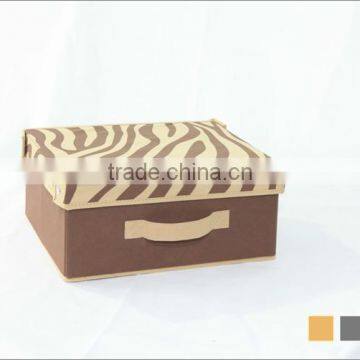 ZEBRA-PATTERNED NON-WOVEN STORAGE BOX