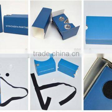Google cardboard VR 3D glasses DIY kits google V1with low price vr 3d glasses for smartphones