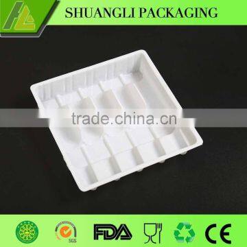 Customized white color plastic medical ampoule packaging box