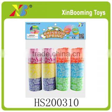 Popular plastic rainbow spring toy for wholesale