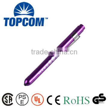 1 LED Pupil Pen Light Medical Flashlight With Pupil Size