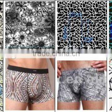 100%polyester fabric for men/women elastic underwear wholesale