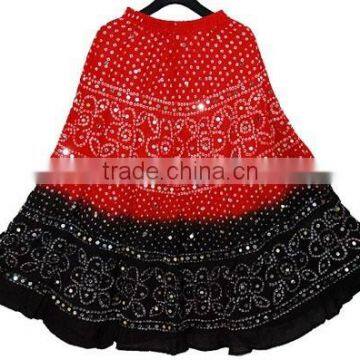 buy boho bandhej cotton Skirt bnadhini Womens wear Indian Ethnic Skirt