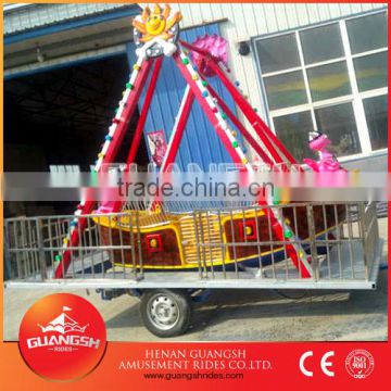 Attractive playgound children rides for sale, portable amusement kiddie rides mini pirate ship new designed