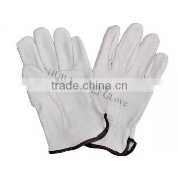 Full goat skin leather driving glove