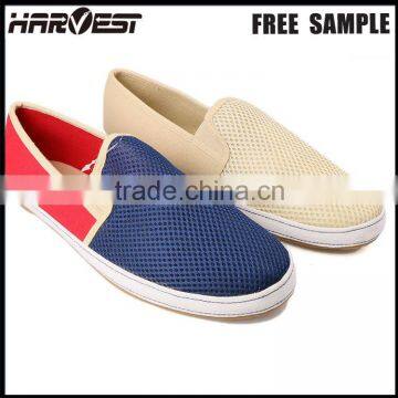 2016 Wholesale manufacturer man flat canvas shoes , EVA sole canvas shoes