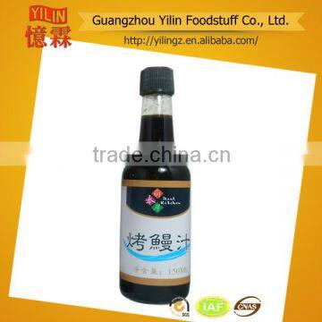 price competitive 150ml bottled Japanese Unagi Sauce for sushi products Certified with HACCP and ISO