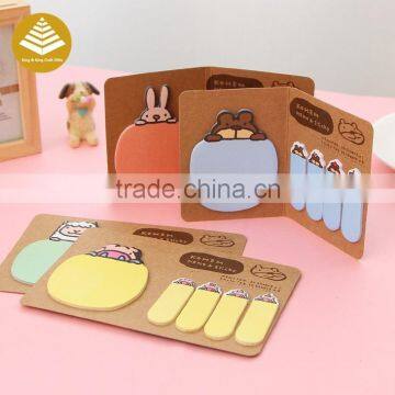 Cute Stationery custom transparent sticky notes / mini paper notepad / memo block note pad / N times posted