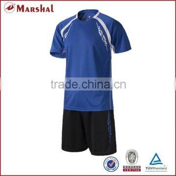 Blue children soccer jersey set grade original soccer jersey kids