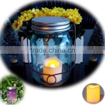 Promotional product christmas gift led candle jar