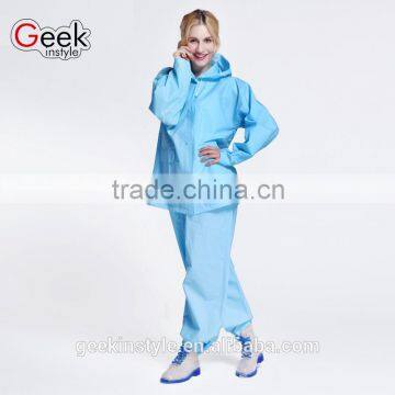 Women's fashion transparent plastic body take library raincoat