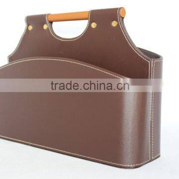 Faux Leather Storage Baskets for Sundries/ Decorative Cardboard Storage Basket photo-4