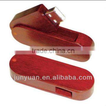 OEM swival wood USB pen drive