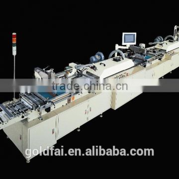 2 colors double side roll to roll screen printing machine