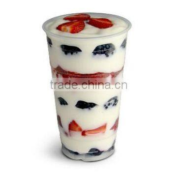 Custom printed plastic cup for tea, beverage, and drinking