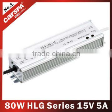 15v 80w led adjustable switching power supply