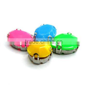 colorful sewing stone chunky manik resin candy pastel garment apparel accessories DIY beads