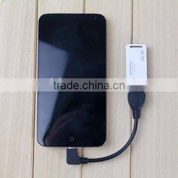 Right Angle Micro USB Host OTG Adapter Cable for Samsung Galaxy Tab 4 3 10.1 8.0 photo-5