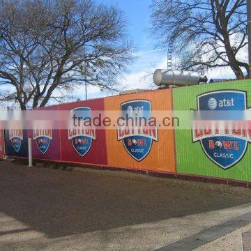 large format construction fence banners