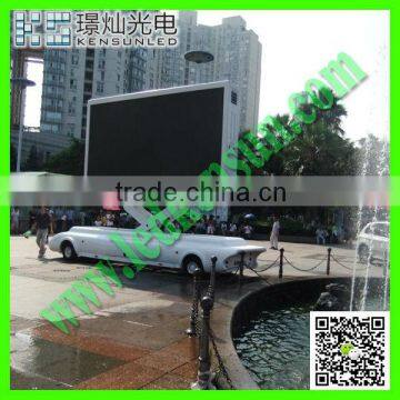 park moving advertising P10 RGB truck led display