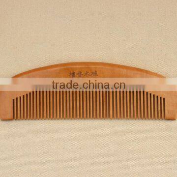 Handmade Sandalwood Logo Pocket Comb Beard and Mustache Comb Hair Brush Stock Comb Wholesale photo-4