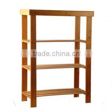 Hot Selling Creative Simple Designs Waterproof Wooden Shoe Rack photo-2