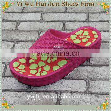 Factory Directly Women Flip Flop With Flower(HJW026)