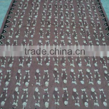 Latest fishes printed design pattern beautiful cotton single bed-sheets & bed-covers