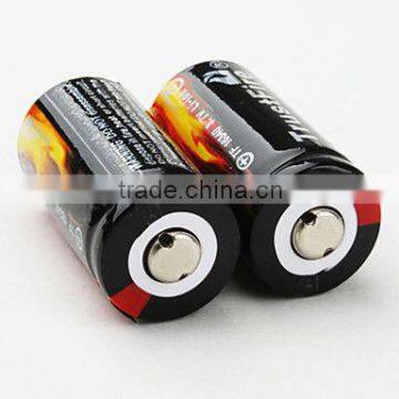 TrustFire Protected 16340 880mAh 3.7V Rechargeable Li-Ion Batteries (2-Pack)