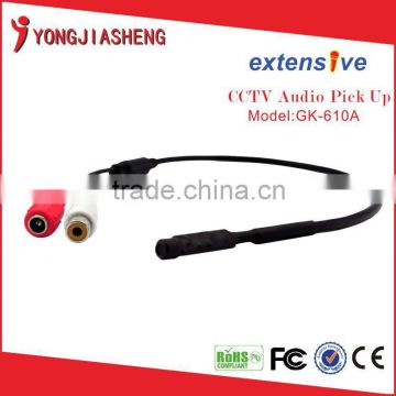 two connector hiddden cctv microphone Monitor Audio Speaker YJS-GK-601A