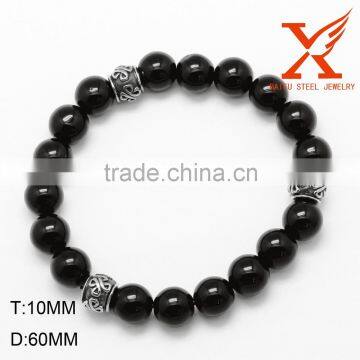 New Fashion with Hand Yoga Meditation Black Onyx Beaded Bracelets