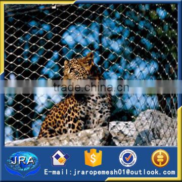 safty zoo fence with 316L wire rope mesh fence