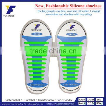 custom logo printed sport shoelaces flat silicone no tie shoe laces oem