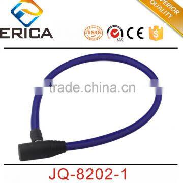 Hot Sale High Quality PVC Bicycle Steel Cable Lock With Key In Low Price